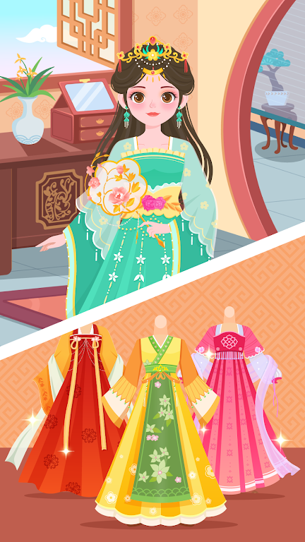 DuDu Princess dress up game Captura de tela 0