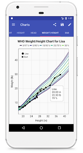 Child Growth Tracker Capture d'écran 1