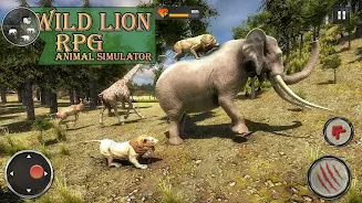 Wild Lion RPG Animal Simulator Screenshot 2