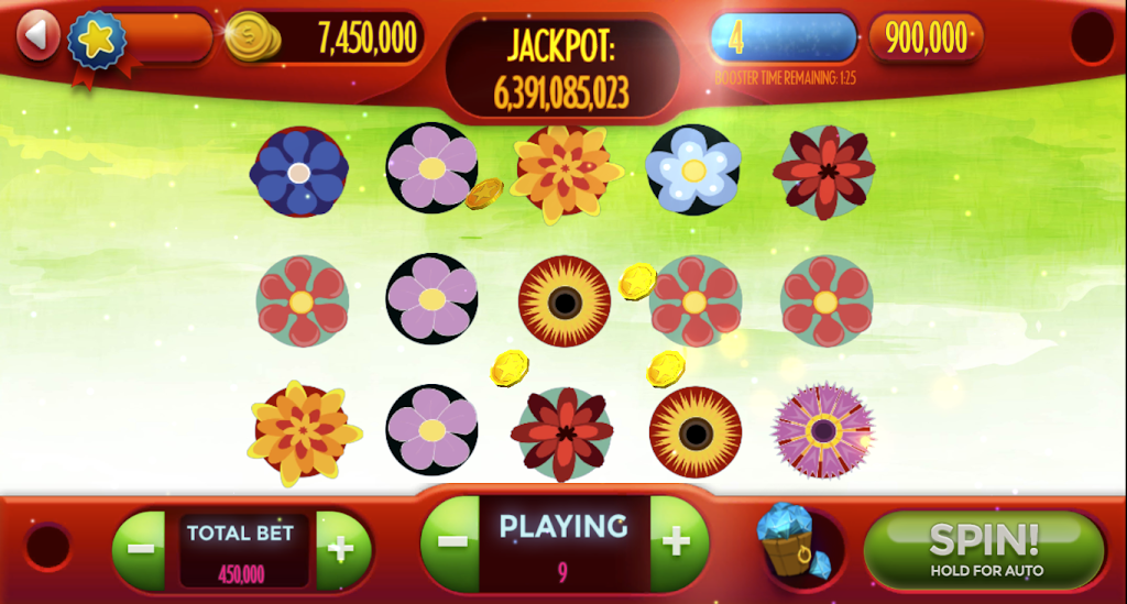 Flowers-Slot Machine ภาพหน้าจอ 1