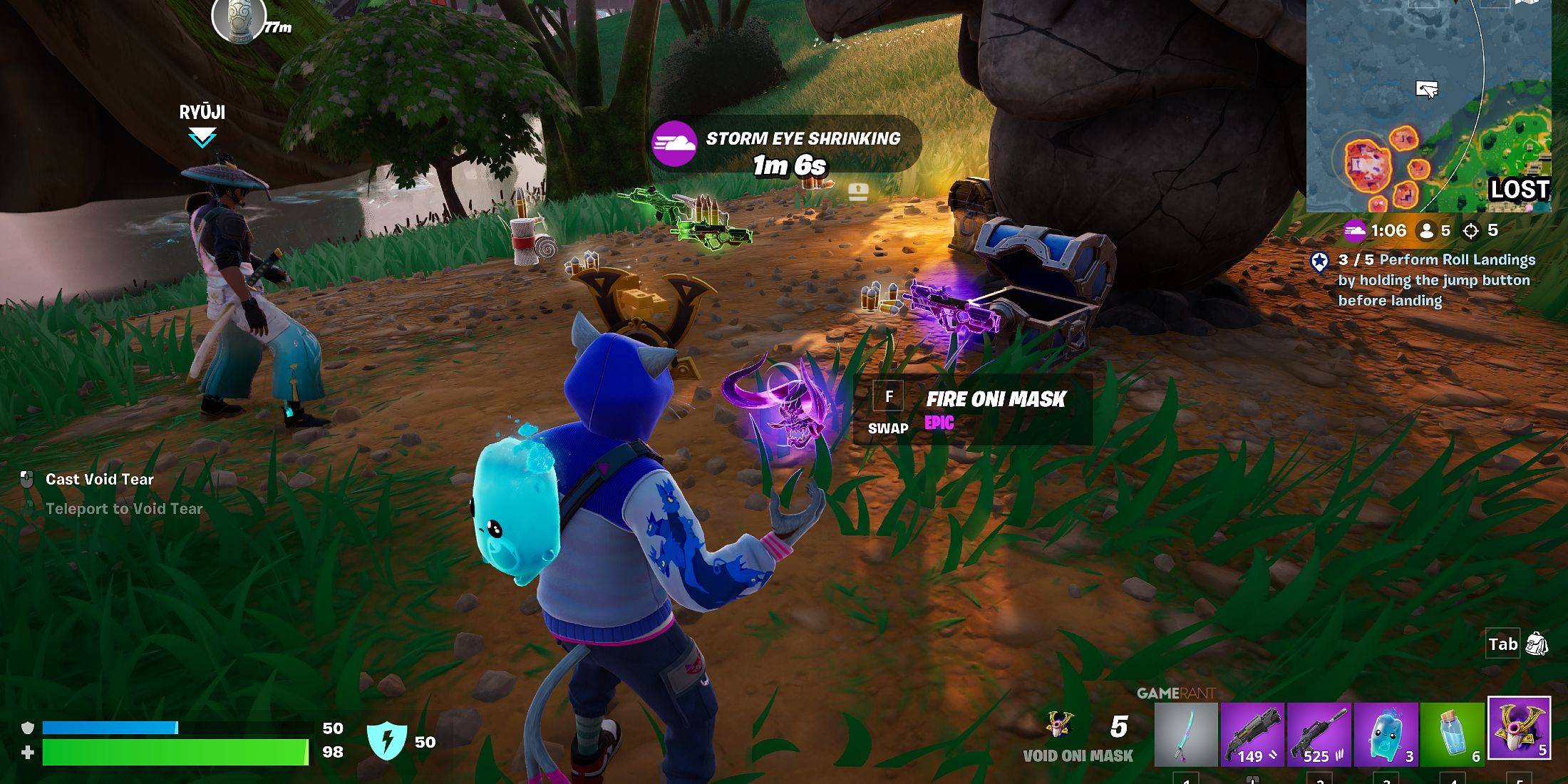 Image: Chest containing an Oni Mask