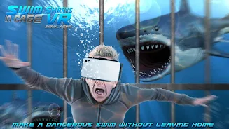 Schermata Swim Sharks Cage VR Simulator 0