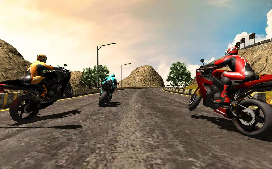 Mountain Moto Bike Racing Game Captura de tela 1