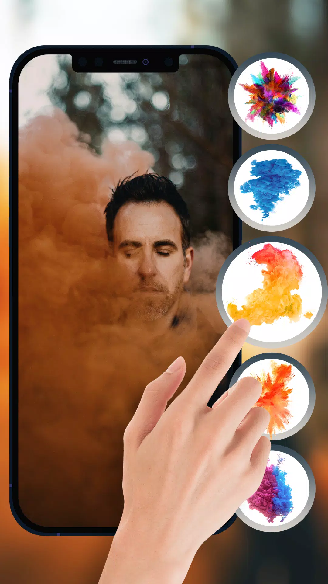 Smoke Filter Photo Editor Capture d'écran 2