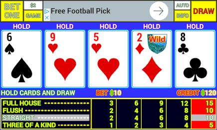 Ax Video Poker Screenshot 0