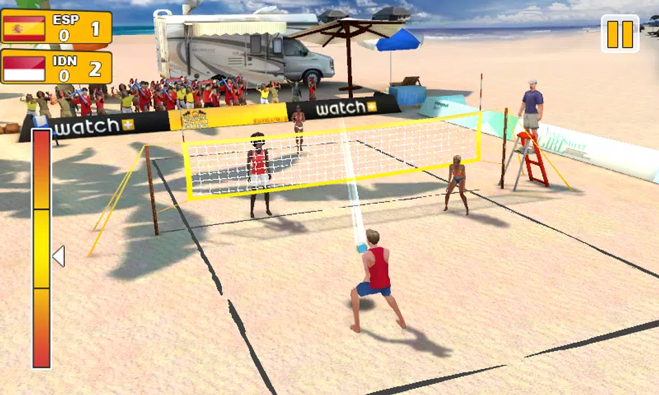 Beach Volleyball 3D स्क्रीनशॉट 1