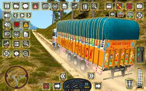 Indian Truck Offroad Cargo 3D स्क्रीनशॉट 0