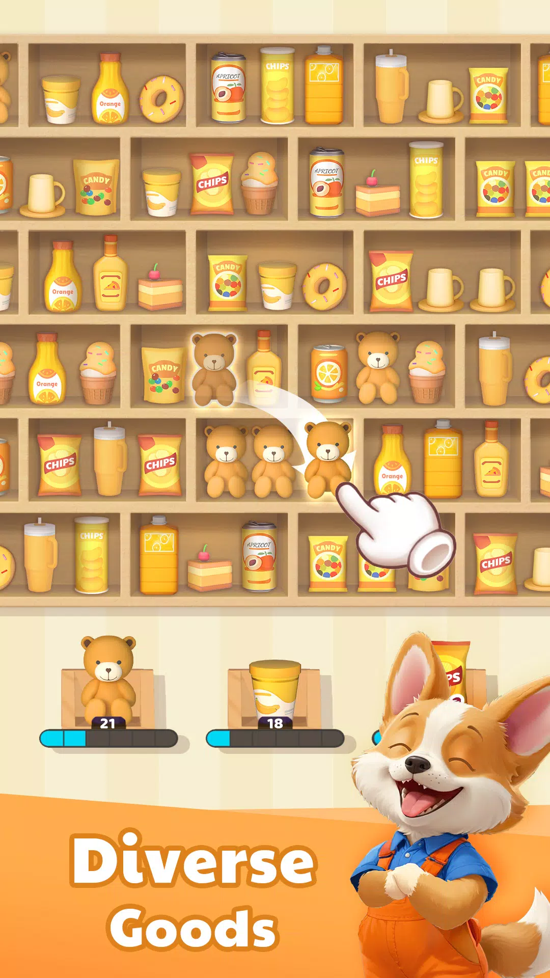 3D Goods Store: Sorting Games 스크린샷 1