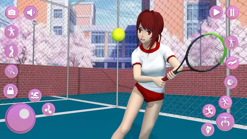 Anime School Girl Simulator 3D Capture d'écran 1