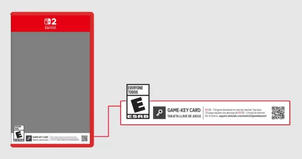 Nintendo Switch 2 การ์ดเกมคีย์
