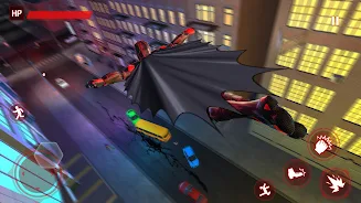 Bat Hero Spider Superhero Game Zrzut ekranu 1