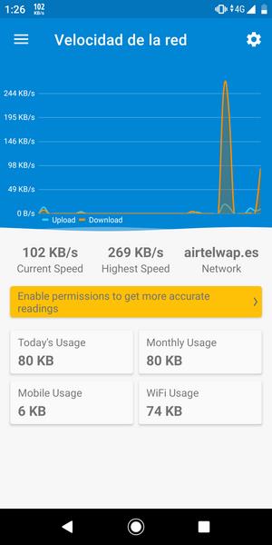 Speed Indicator - Network Speed Screenshot 0