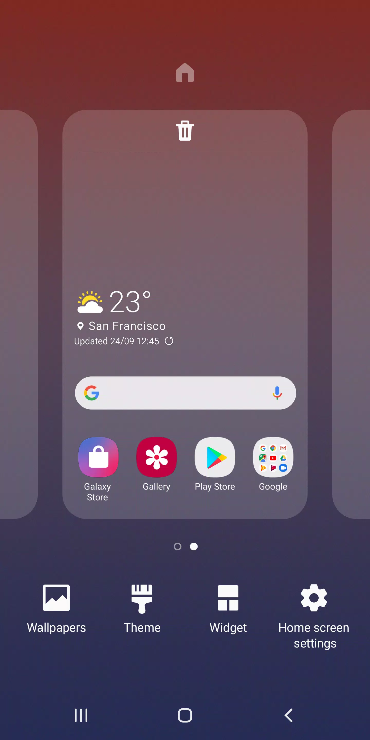 Samsung One UI Home Zrzut ekranu 3