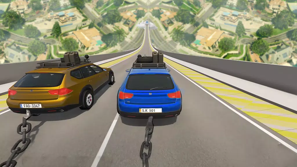 Chained Cars Stunt Racing Game Screenshot 0