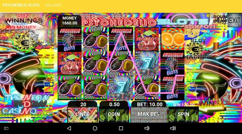 Psychedelic Slots Ekran Görüntüsü 0