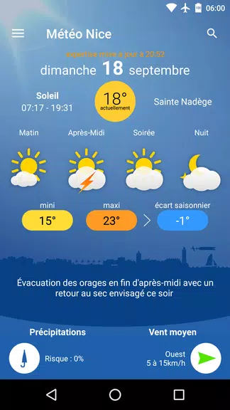 Météo Nice Screenshot 0