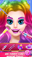 DIY Makeup Games: Candy Makeup Capture d'écran 0