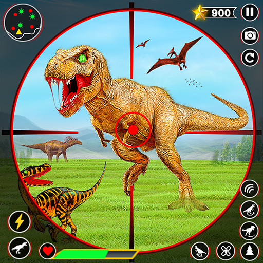 Wild Dino Hunter 3D Gun Games Tangkapan skrin 0