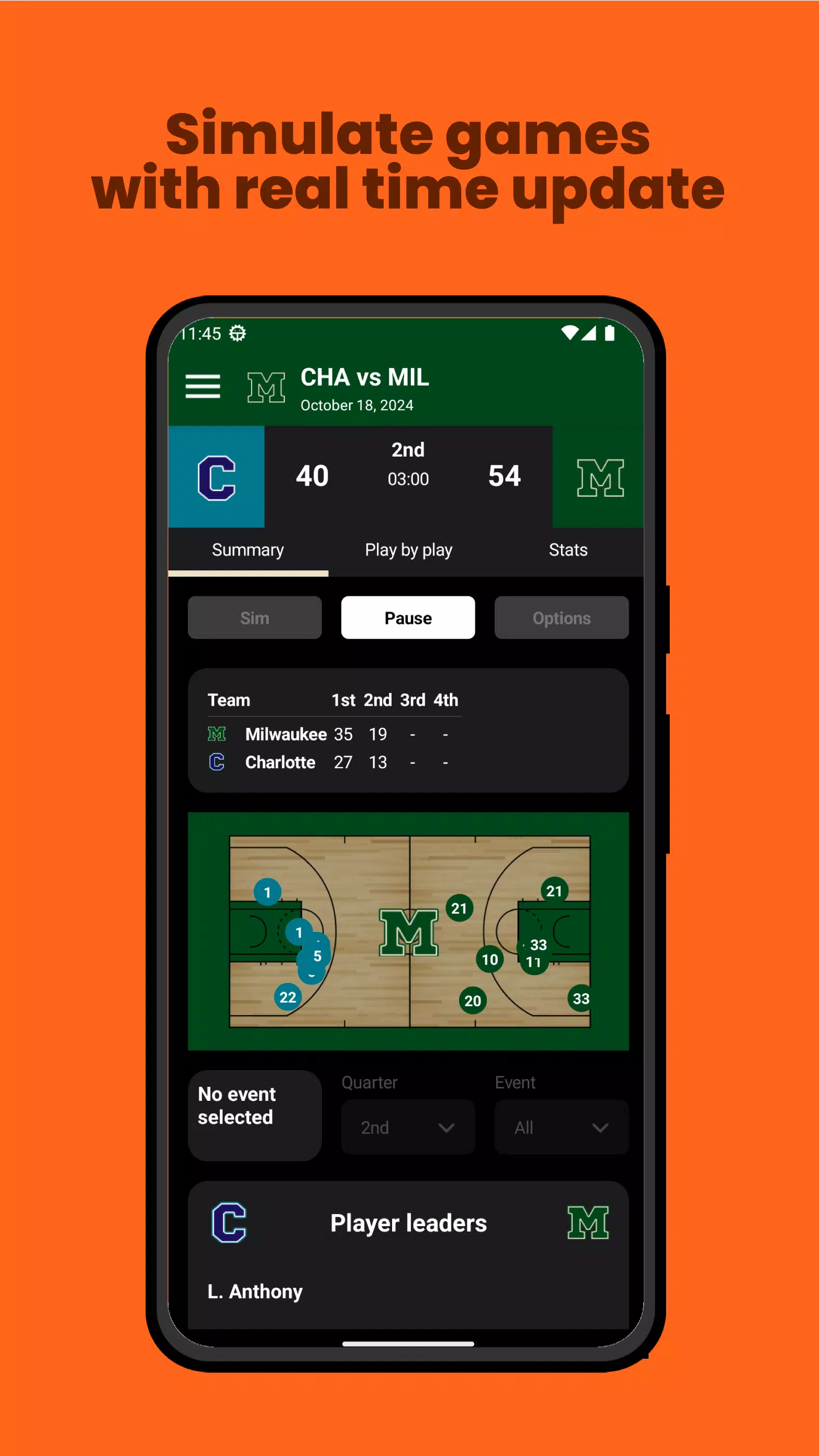 Basketball Legacy Manager 25 Ảnh chụp màn hình 1