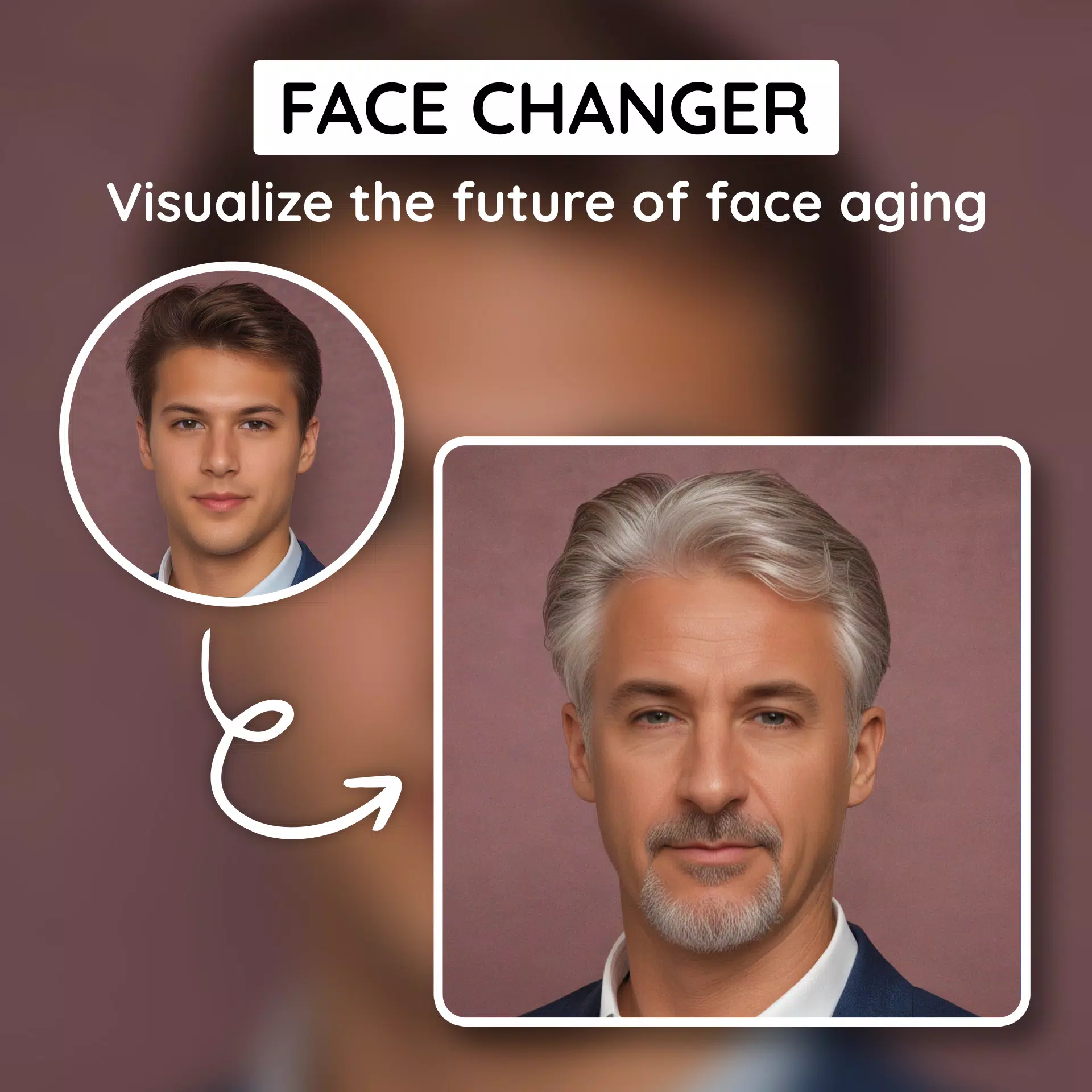 Future Self Face Aging Changer Capture d'écran 0