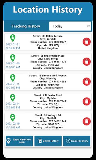 Mobile Location Tracker 2024 Captura de tela 0