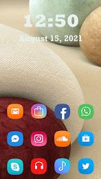 Samsung A12 Launcher Captura de tela 1