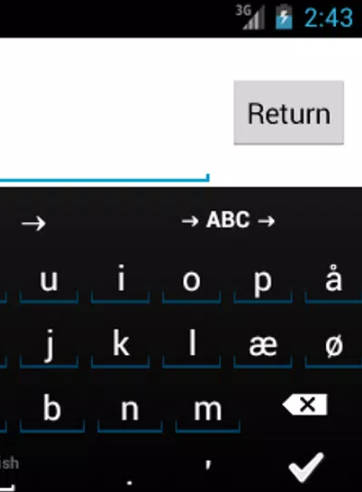Danish for AnySoftKeyboard Captura de tela 2