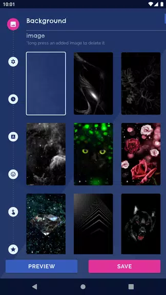 Black Live Wallpaper Dark Mode ภาพหน้าจอ 0