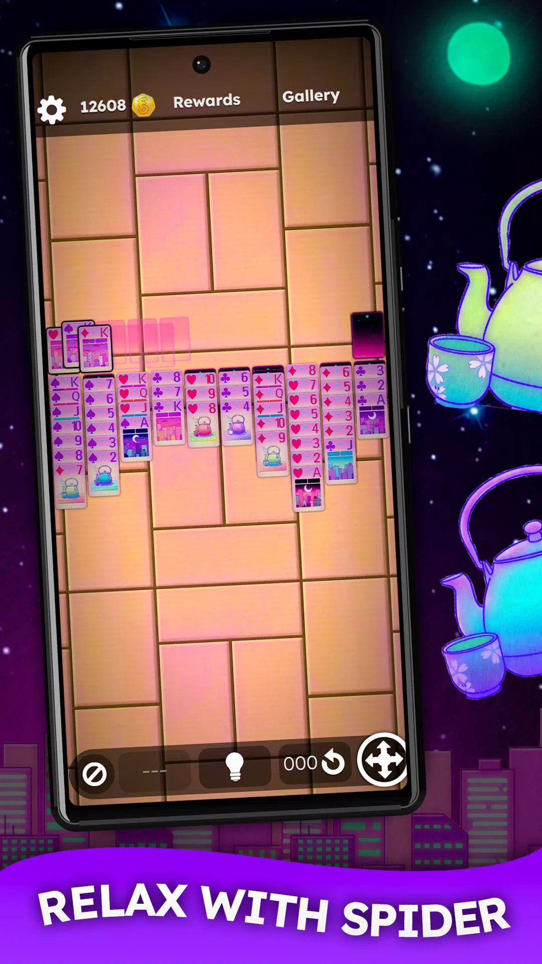 FLICK SOLITAIRE - Cozy Cards スクリーンショット 1