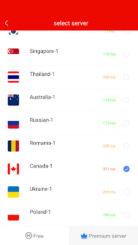 VPN Canada - CA Fast VPN Captura de tela 1