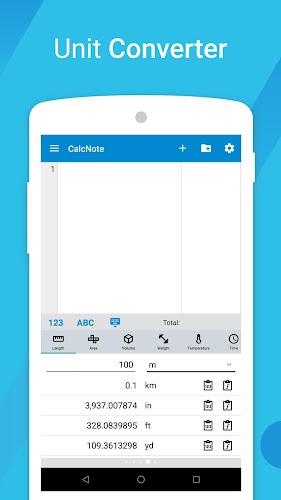 CalcNote - Notepad Calculator Captura de pantalla 2