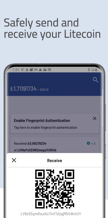 Litewallet Ảnh chụp màn hình 0