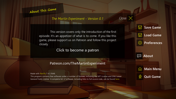 The Martin Experiment - Teaser Version Screenshot 0