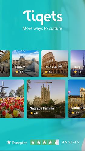 Tiqets - Musées & Attractions Capture d'écran 0