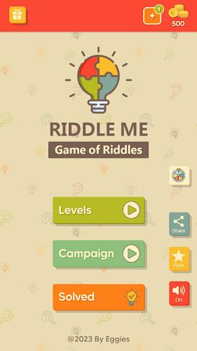 Riddle Me - A Game of Riddles应用截图第0张