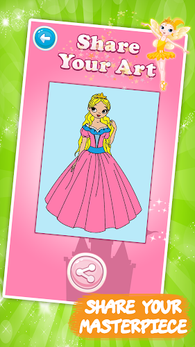 Princess Coloring - Kids Fun স্ক্রিনশট 3