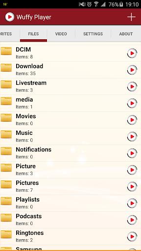 Wuffy Media Player स्क्रीनशॉट 0