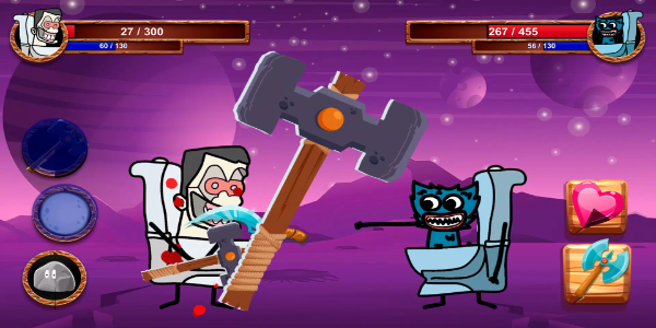 Cartoon Battle Captura de tela 2