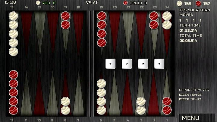 Backgammon Games : 18 ဖန်သားပြင်ဓာတ်ပုံ 3