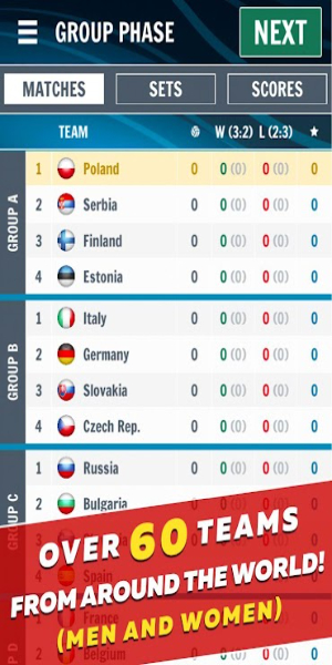 Mod di campionato di pallavolo