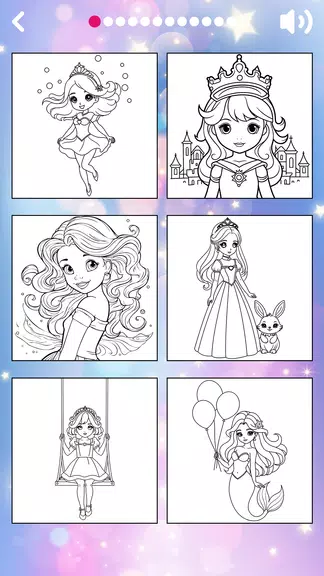 Princess Coloring Book offline应用截图第2张