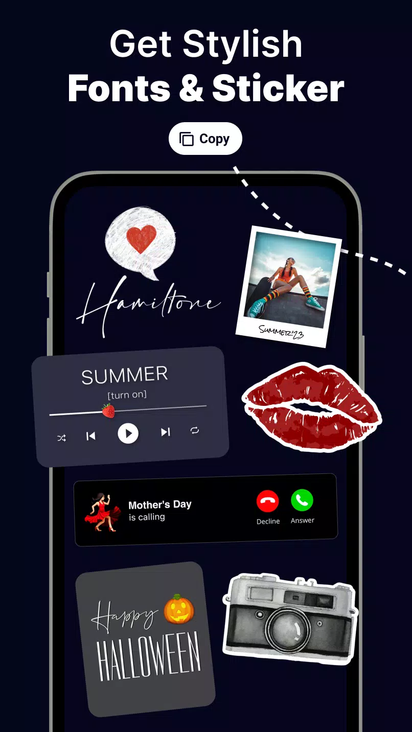 Fonts & Stickers. Add text Скриншот 1
