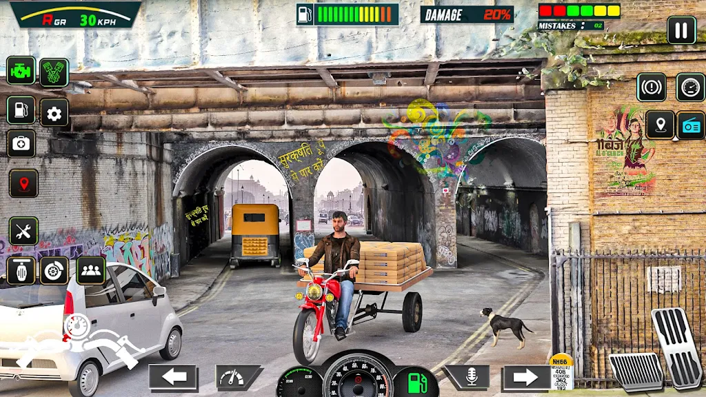 Tuk Tuk Rickshaw: Auto Game Screenshot 2