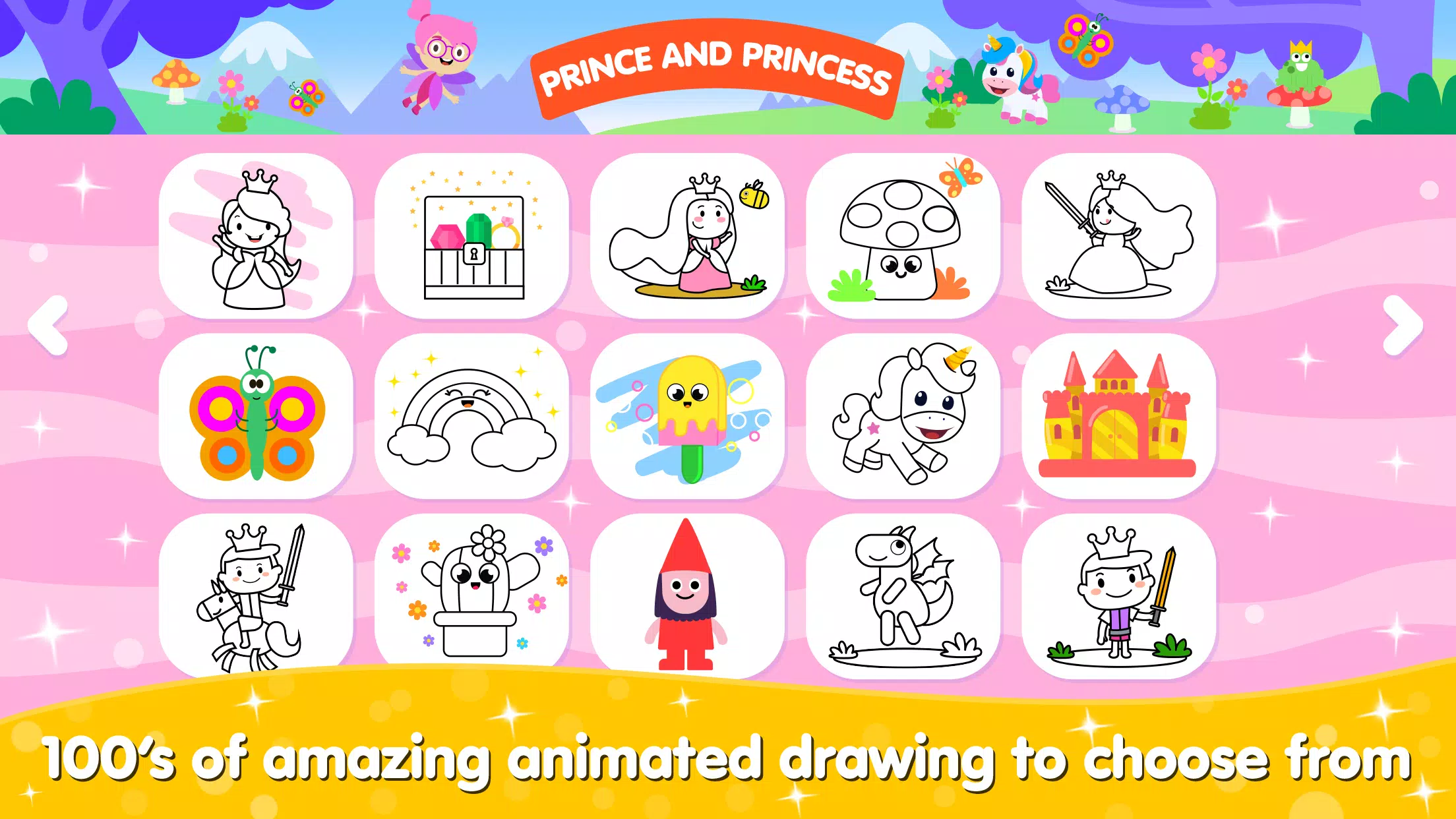 Coloring and Drawing For Girls Screenshot 2