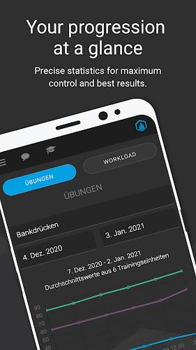 Workout tracker GAINSFIRE Screenshot 2