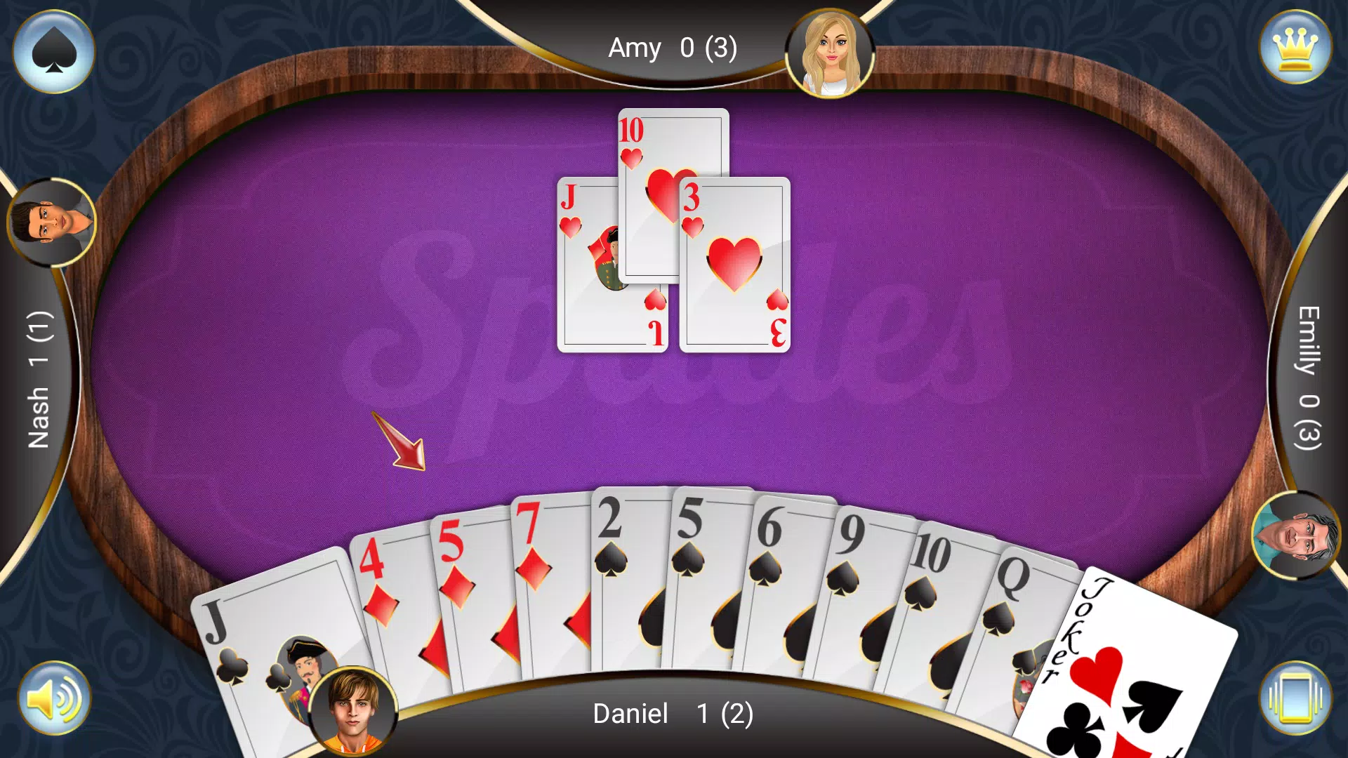 Spades: Card Game Capture d'écran 2