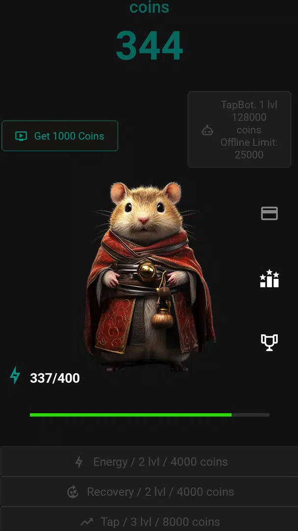 Hamster Coins ဖန်သားပြင်ဓာတ်ပုံ 3