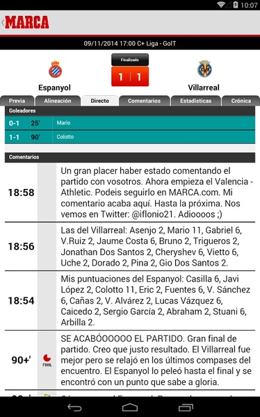 Marca.com Screenshot 1