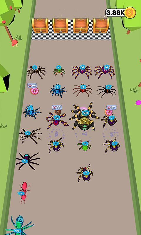 Merge Ants: Underground Battle 스크린샷 2