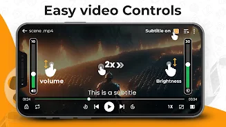 ZMPlayer: HD Video Player app Captura de tela 1